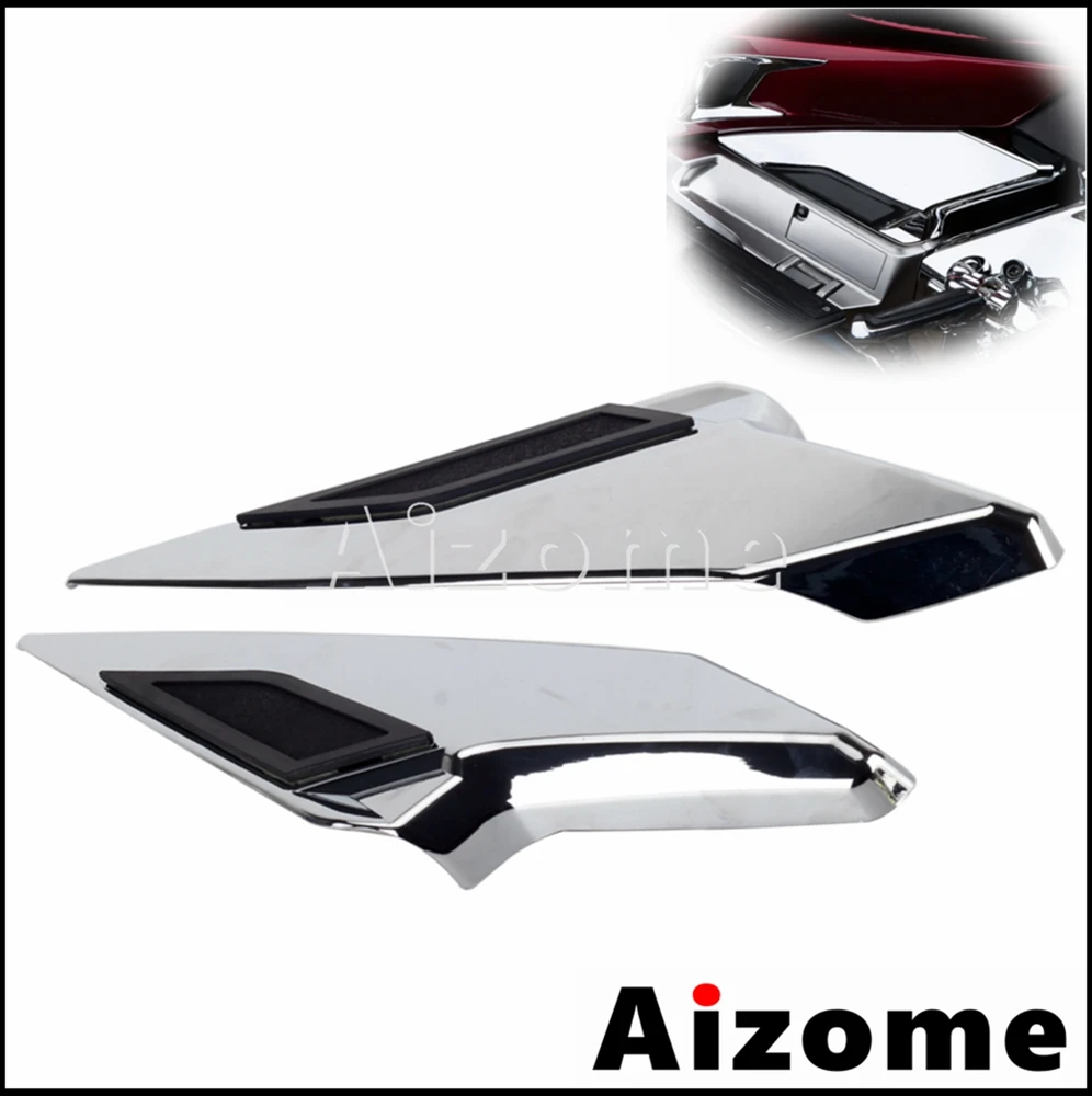 ABS Chrome Motorcycle Trims Cover Side Fairing For Honda Goldwing GL1800 GL 1800 Gold Wing Tour DCT Airbag 2018 2019 2020 2021