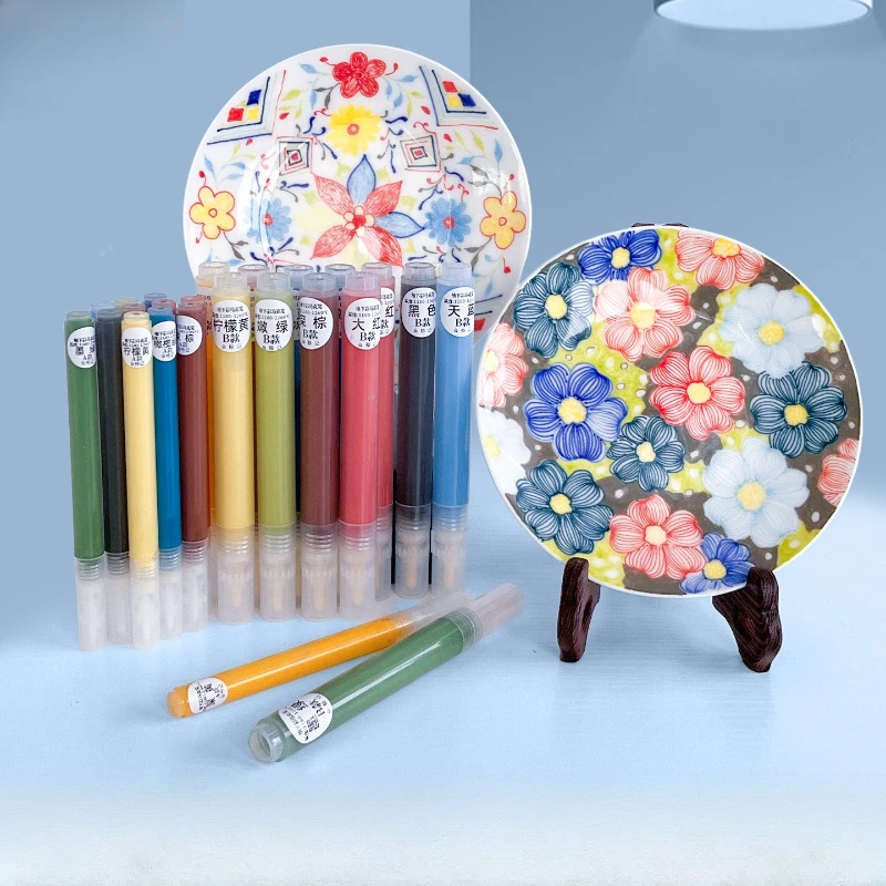 12-colors-ab-style-underglaze-marker-pen-high-temp-resistant-1180-1260℃-ceramic-bisque-painting-diy-pottery-art-brush