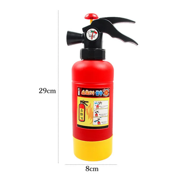 Backpack style water gun, summer children\'s cartoon pull-out fire extinguisher, water gun, plastic sand stall, water play toy