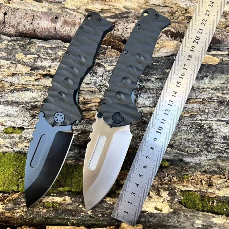 

New Portable Folding Pocket Camping Outdoor Knife D2 Blade G10 Handle Hunting Survival Tactical Utility Fruit Knives EDC Tools
