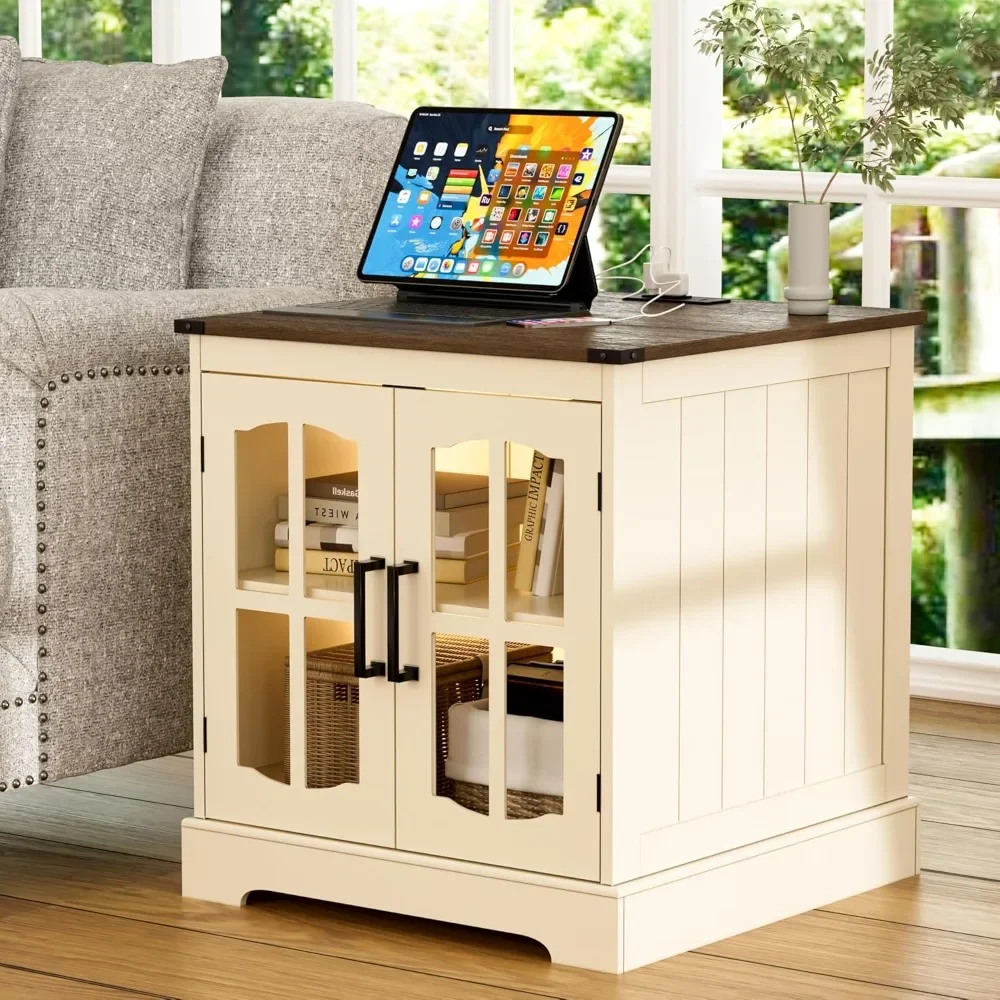 farmhouse end table, 24