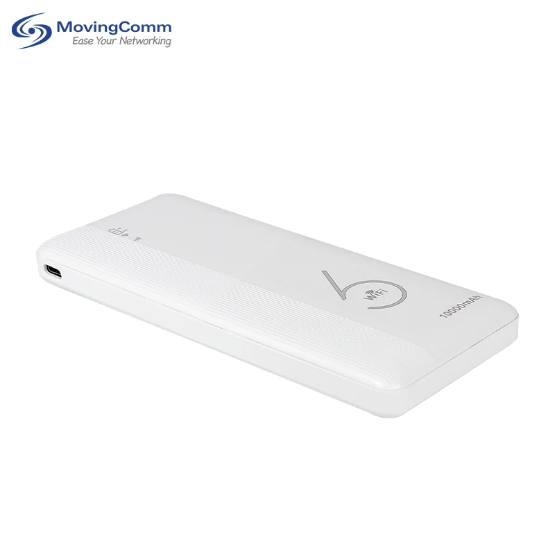 RTS Wifi Charging 300Mbps Type C 10000mAh Battery Powerbank Pocket Mini 4G Mobile Lte Hotspot Wifi 6 Router for Business Trip