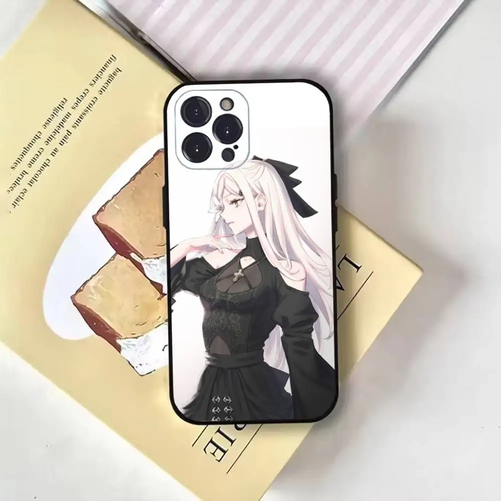 حافظة هاتف Game-D-D-Drakengard-Zero لهاتف iPhone17,16,15,14,13,12,11 Plus, Pro Max, غطاء أسود ناعم