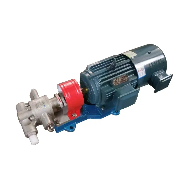 High Pressure Electric KCB Gear Pump Self-Priming Food-Grade Stainless Steel Marine Machining Olive Oil Cast Iron Applications