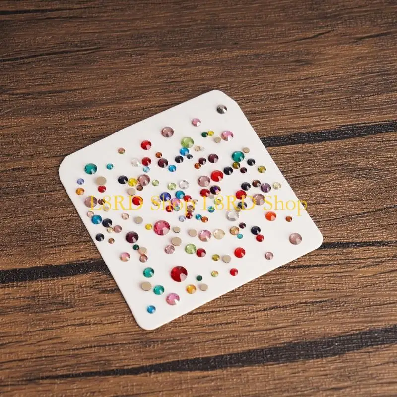 L8RD 100PCS Kolorowe szklane dysze dla kobiet płaskie paznokcie sztuka odzież DIY DIY dla projektów rzemiosła na paznokcie Łatwo