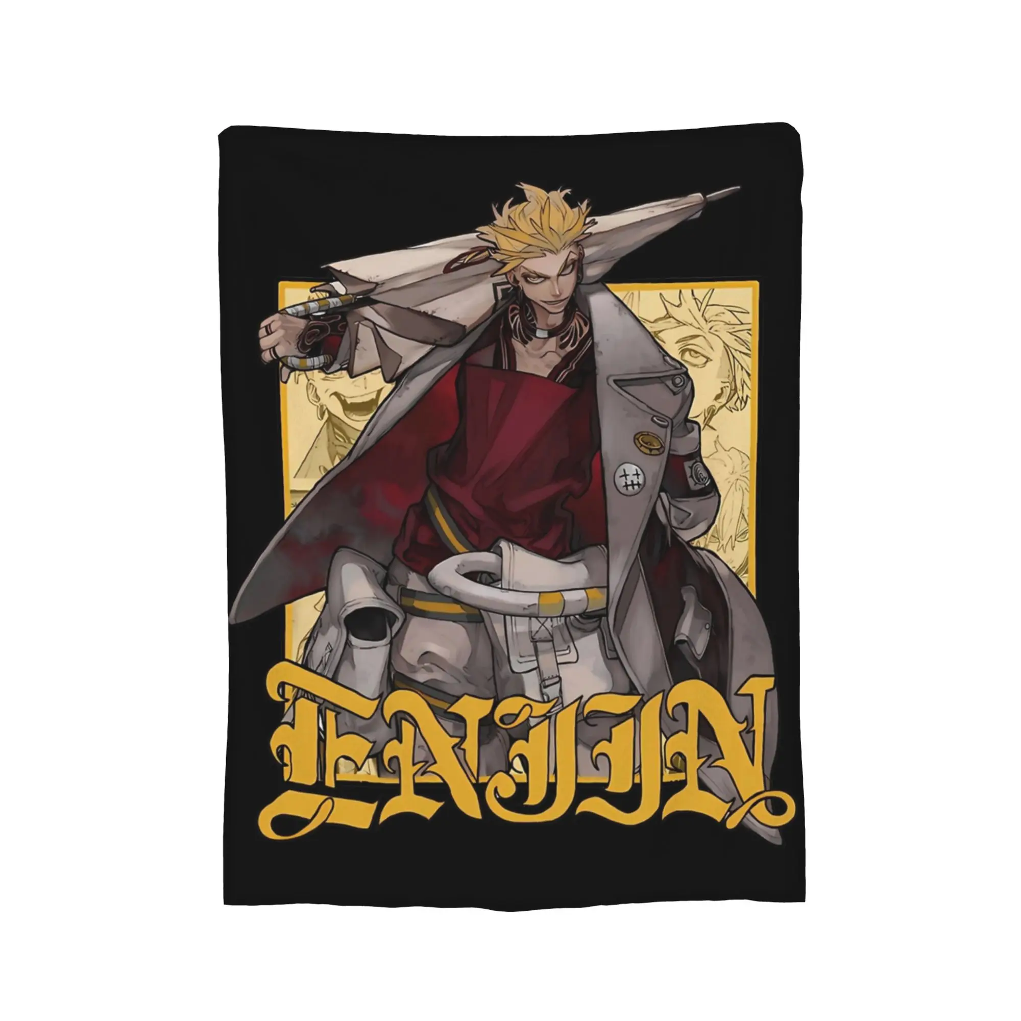 Enjin Gachiakuta Anime Blanket Fleece Autumn/Winter  Portable Lightweight Thin Throw Blankets for Home Car Bedspreads