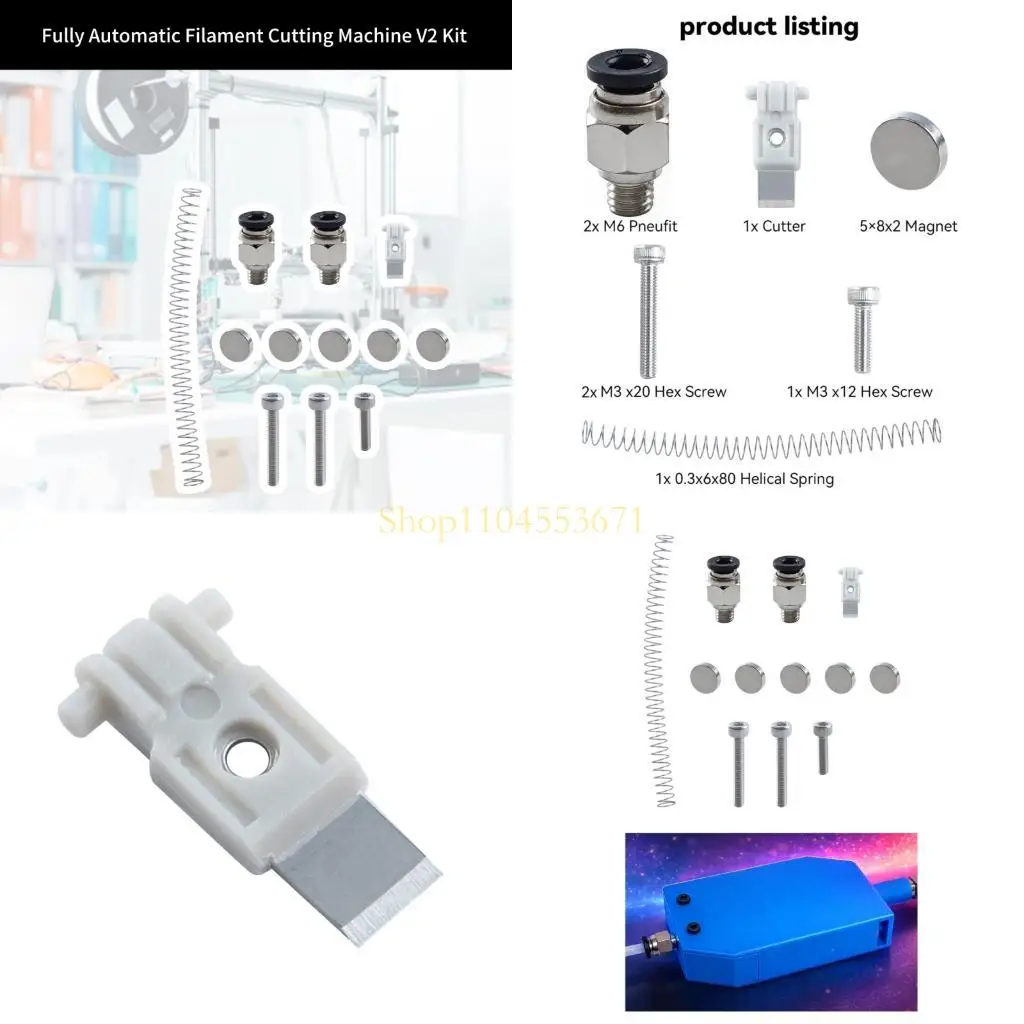 

Best Seller Robusted Metal Construction Filament Cutter Machine Optimized For HAFC V2 3D Printing Workflow Efficiency