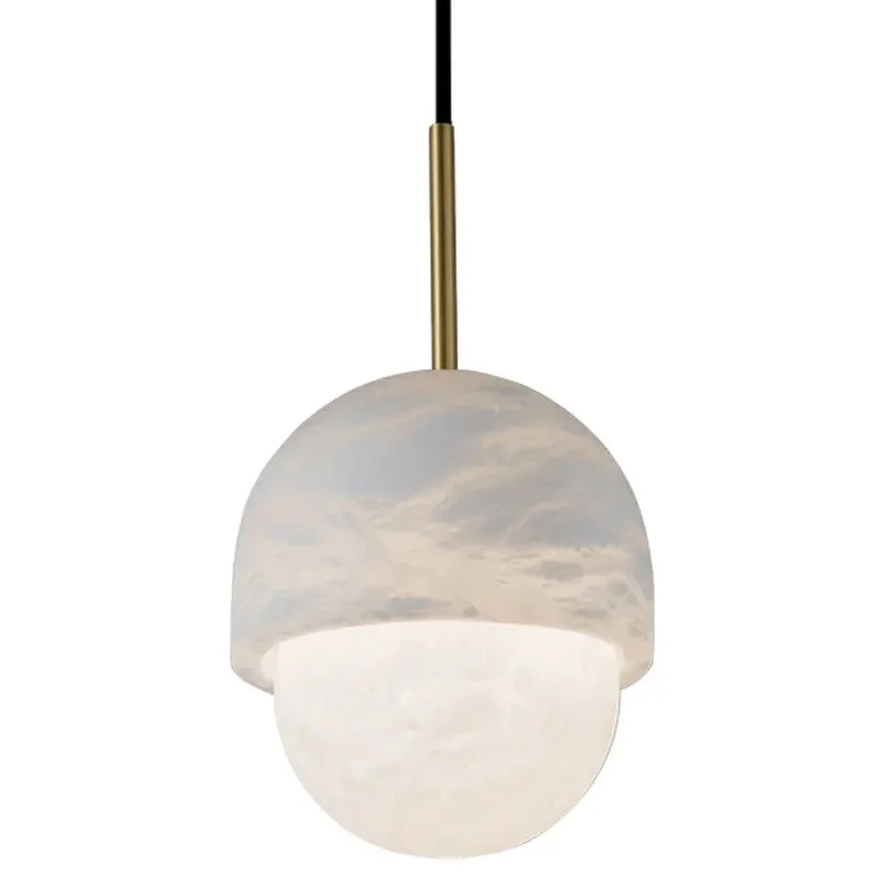

Minimalist Creative Designer Entrance Restaurant bar Taipei European Postmodern Marble Master Bedroom Bedside Pendant Light