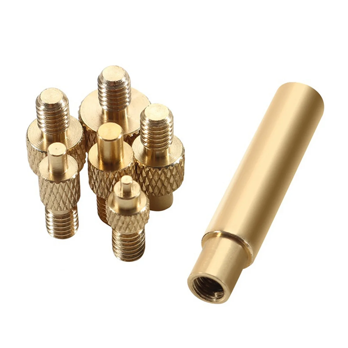 Heat Melt Insert Nut Iron Tip Brass Hot Melt Insert Nut Embedded Kit M2-M8 Heat Insertion Tool 3D Printer Parts EU