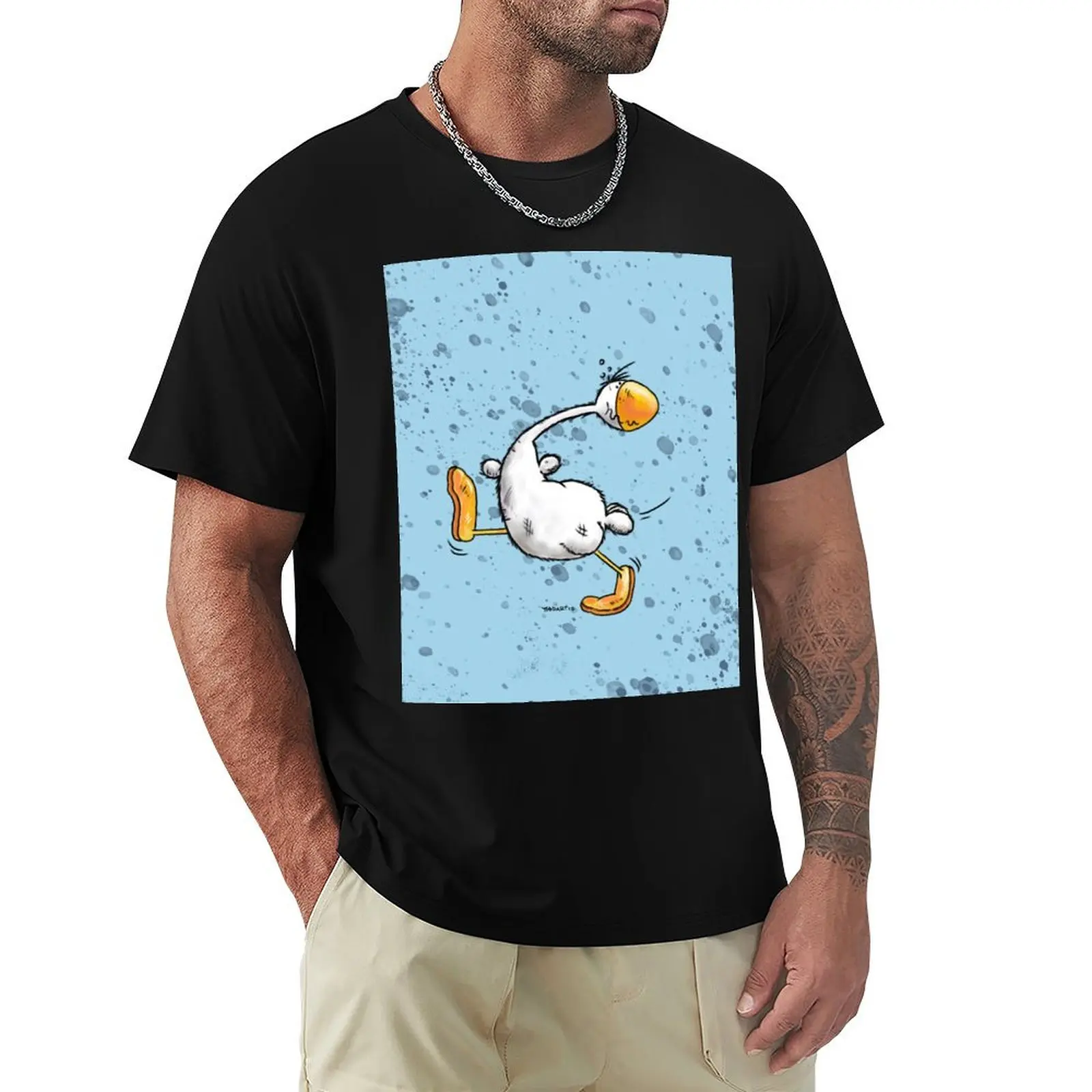 

Indian Runner Duck T-Shirt Work Duty Casual T-Shirt