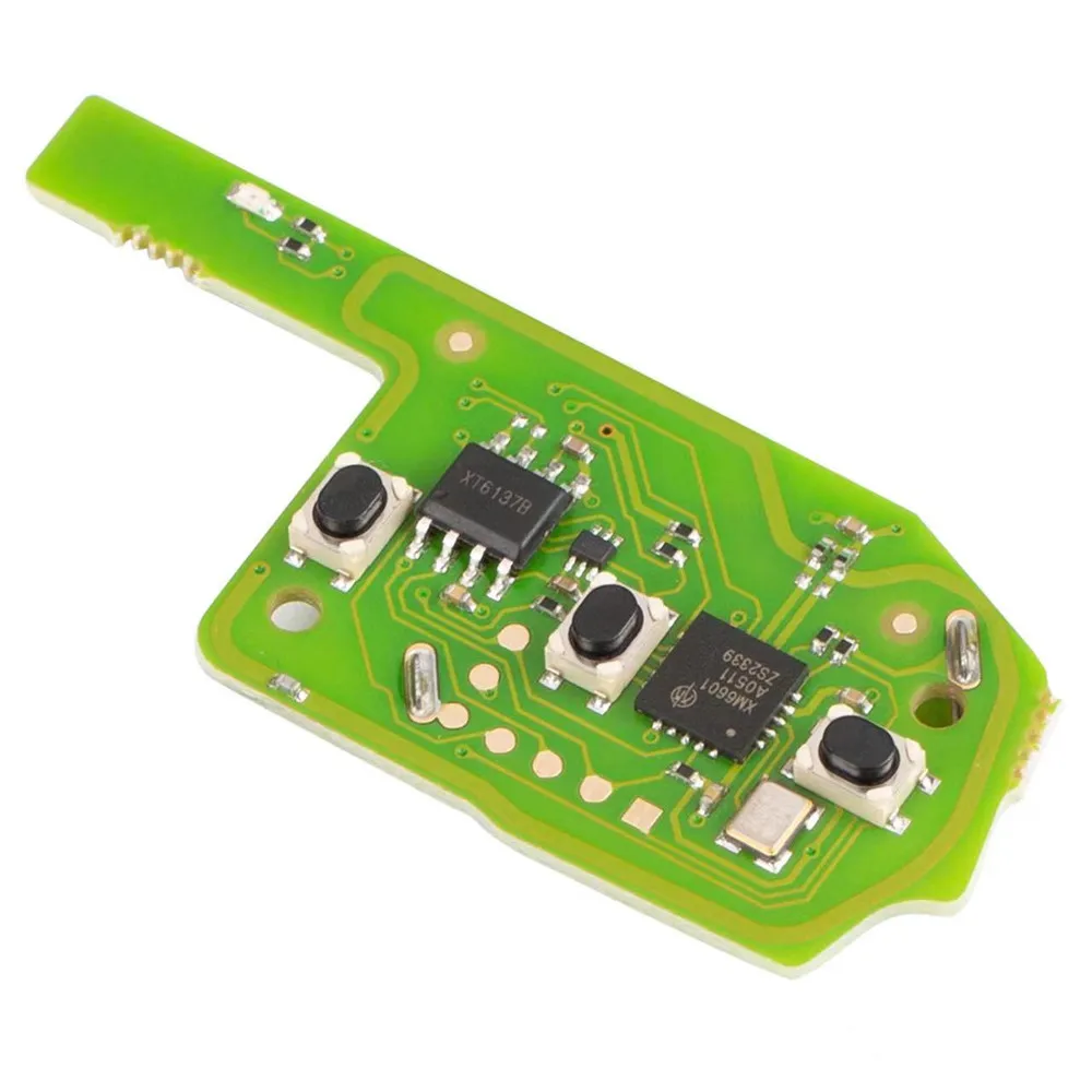 Xhorse-Clé de voiture automatique à distance VVDI, série XZVGM1EN XZ pour V W.G MQB48, carte PCB spéciale, modèles universels de golf 5, 3 boutons, sans coque