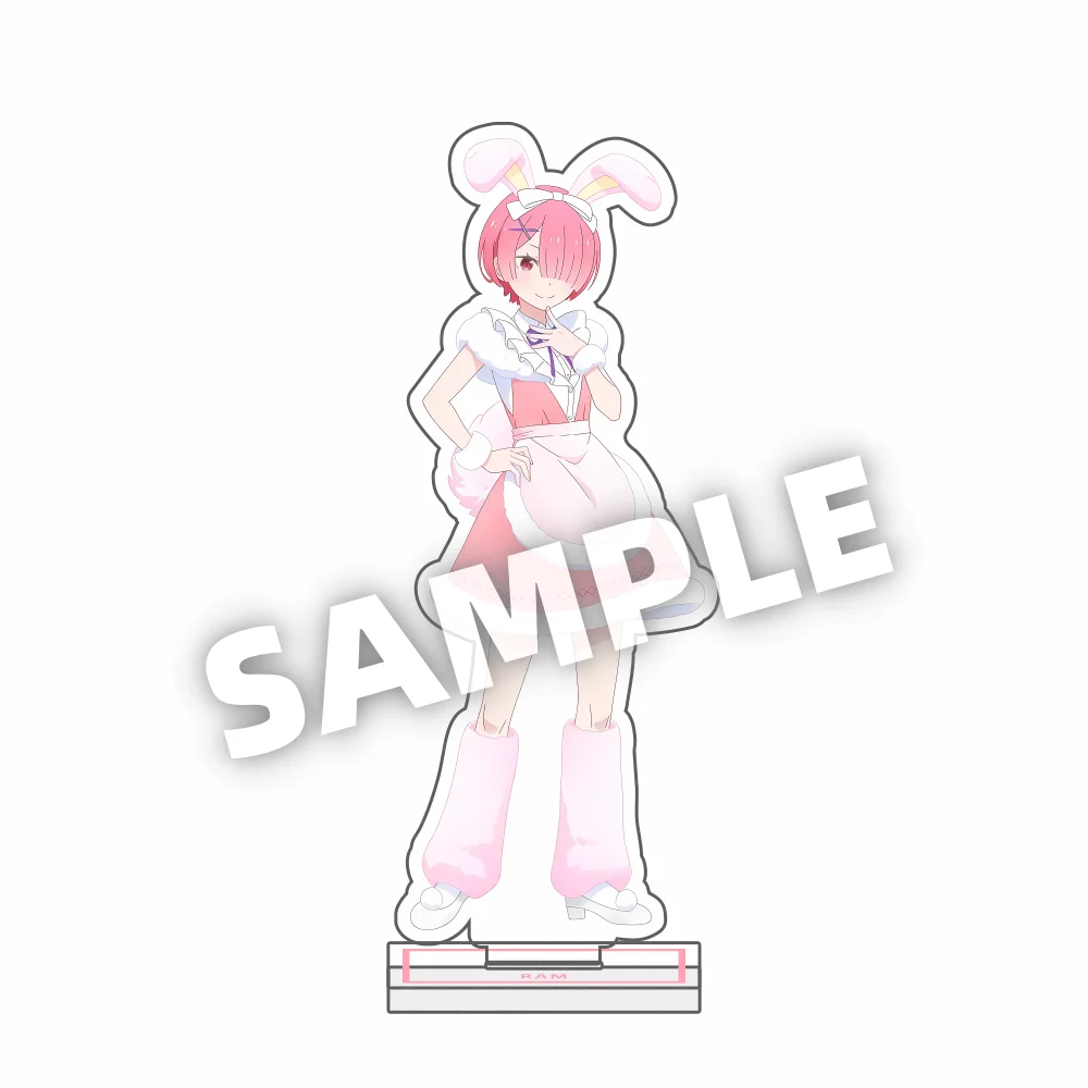 Re:Zero − Starting Life in Another World Natsuki Subaru Emilia Rem Ram Beatrice Official 15cm anime Acrylic Keychain cute