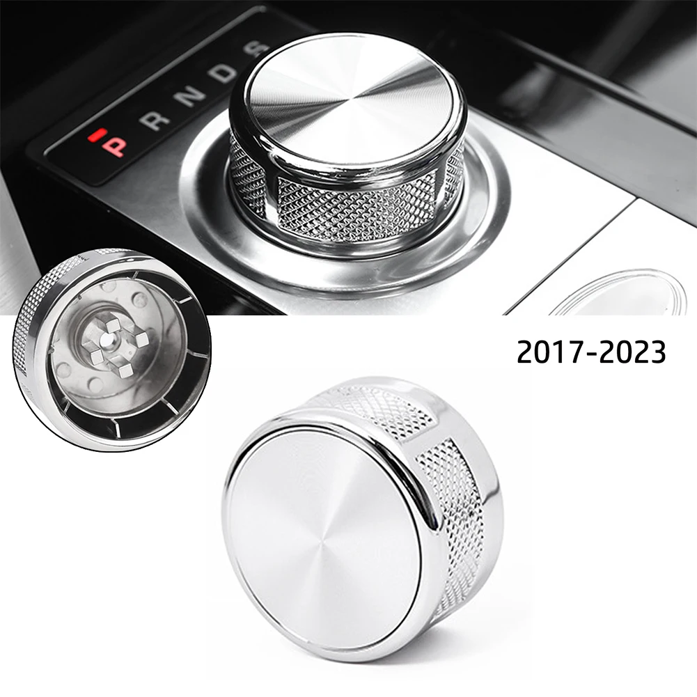 1Pcs Aluminum Chrome Gear Shift Selector Knobs Upgrade For Land Rover For Range Rover For L405 Model 2017~2021 Car Supplies