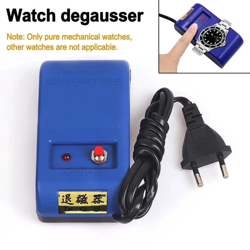 

EU/USA Plug Watch Demagnetizer Electrical Mechanical Quartz Watch Demagnetize Time Correceing Watch Repair Tool Accessories