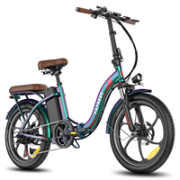 FAFREES F20+Pro Adult Electric Bike 250W Motor Folding Electric Bicycle 36V22.5AH Battery E-bike 20 Inch Fat Tire City Ebike