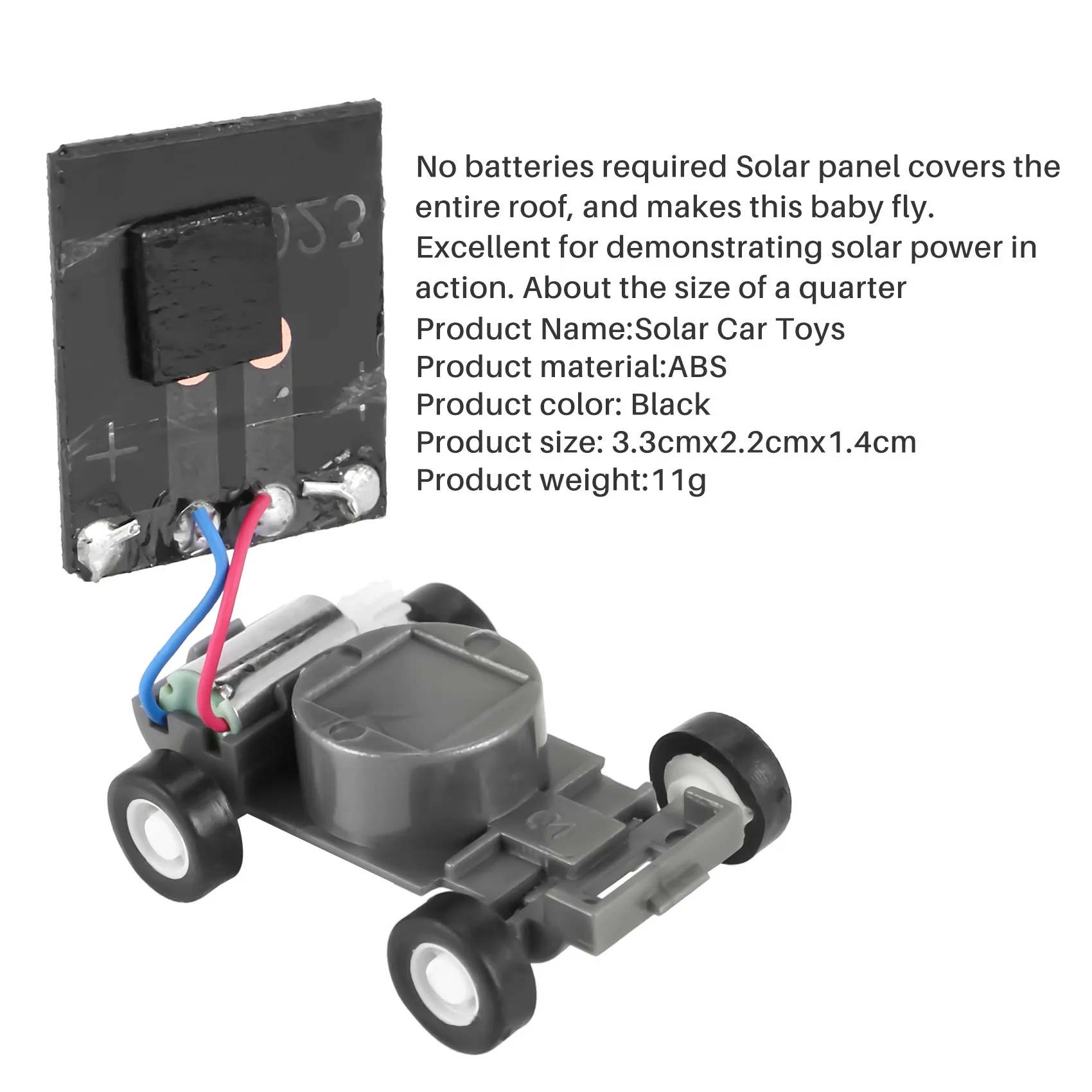 Solar Power Toy Car Racer para crianças, menor Mini carro, Gadget Educacional, Brinquedos infantis, alta qualidade, venda quente