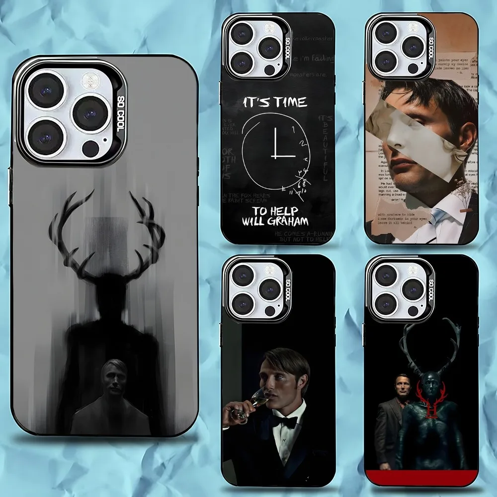 

Hannibal Will Graham Phone Case For iPhone 16,15,14,13,12,11,Pro,Max,Plus,Mini,XS,SE Anti Fall Black Matte Hard Bumper