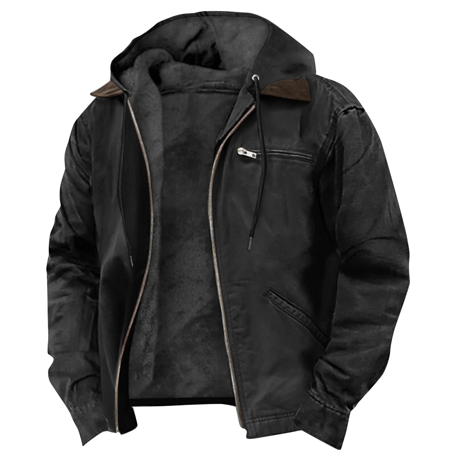 الرجال بلون سستة جيب مقنعين البلوز سترة سترة الرجال سترة عادية سترة مقنعين بلوزات معاطف رياضية