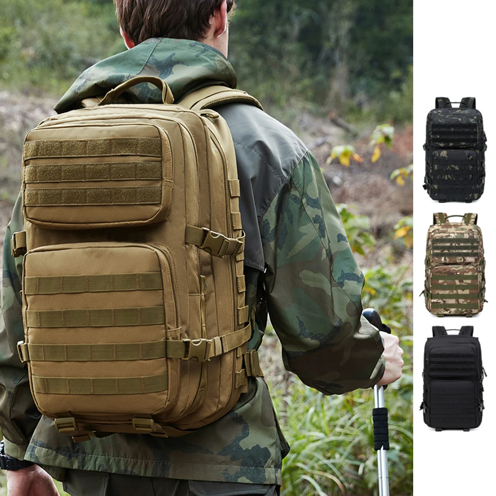 

5L Outdoor Sports Adventure Tactical Backpack, Wear-Resistant And Splash Proof Oxford Cloth, Camping And Hiking Backpack,B449