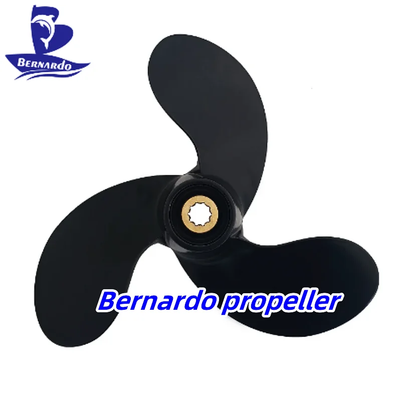 Bernardo Boat Propeller 188x135 A520 Fit Suzuki Outboard Engines DT 2 / DT 2.2 / DT3.5 10 Tooth Spline RH 58111-98402-019