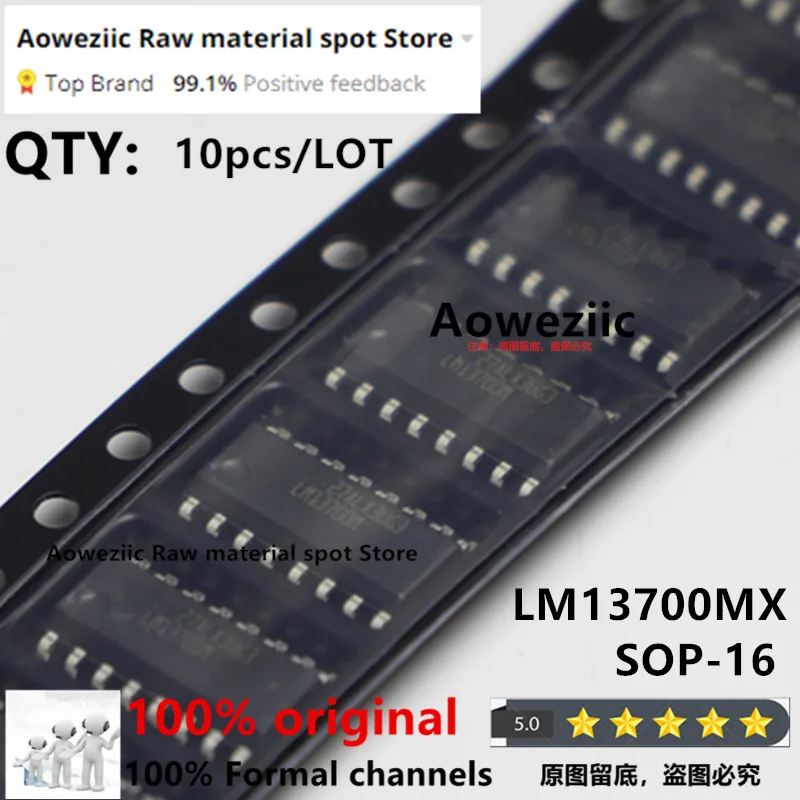 Aoweziic 2021 + 100 Mới Nhập Khẩu Ban Đầu LM13700M LM13700MX SOP-16 LM13700N Nhúng Bèo-16 Bộ Đệm Chip