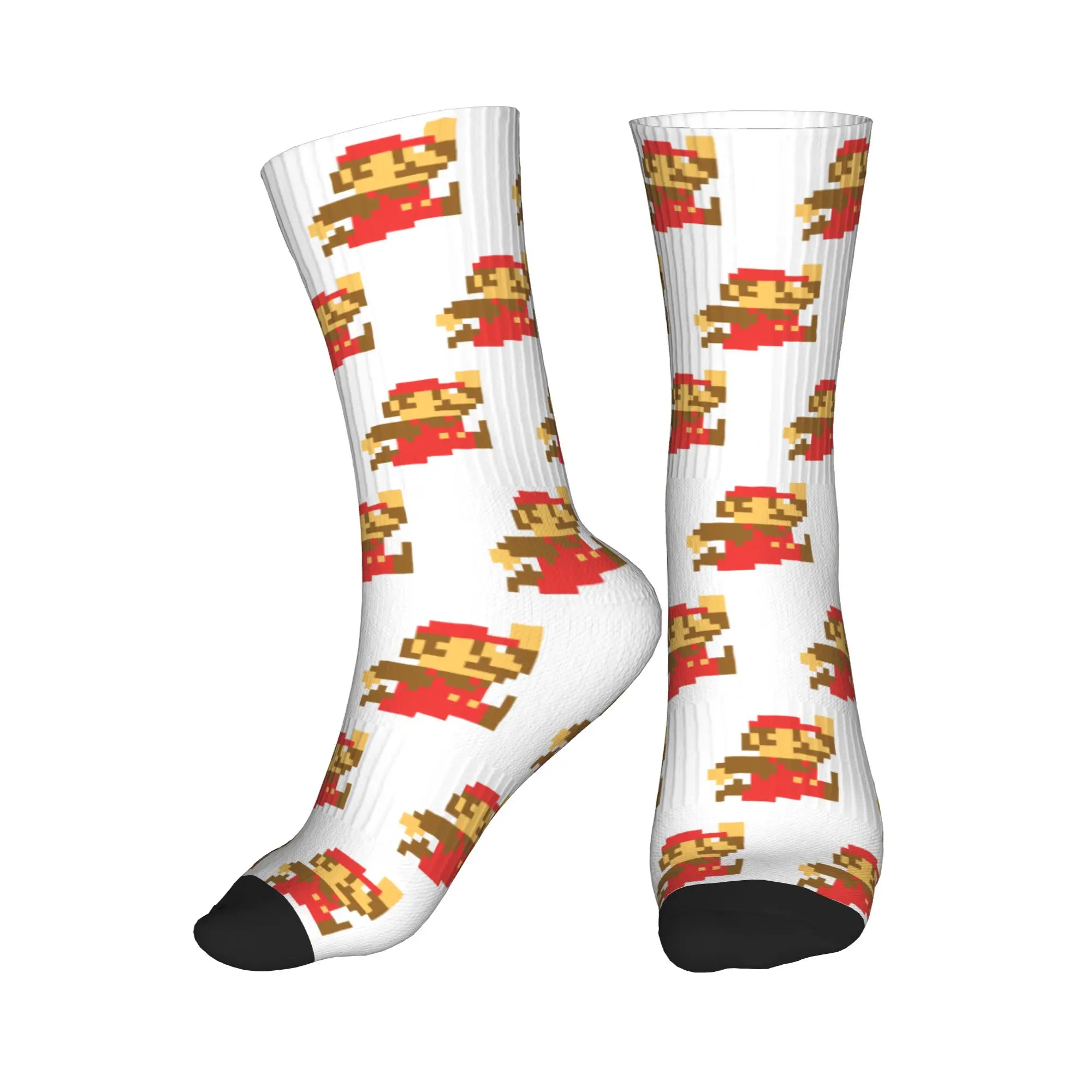 

Kawaii Cartoon Game Mushroom Marios Socks Men Women Warm 3D Print Football Sports Crew Socks