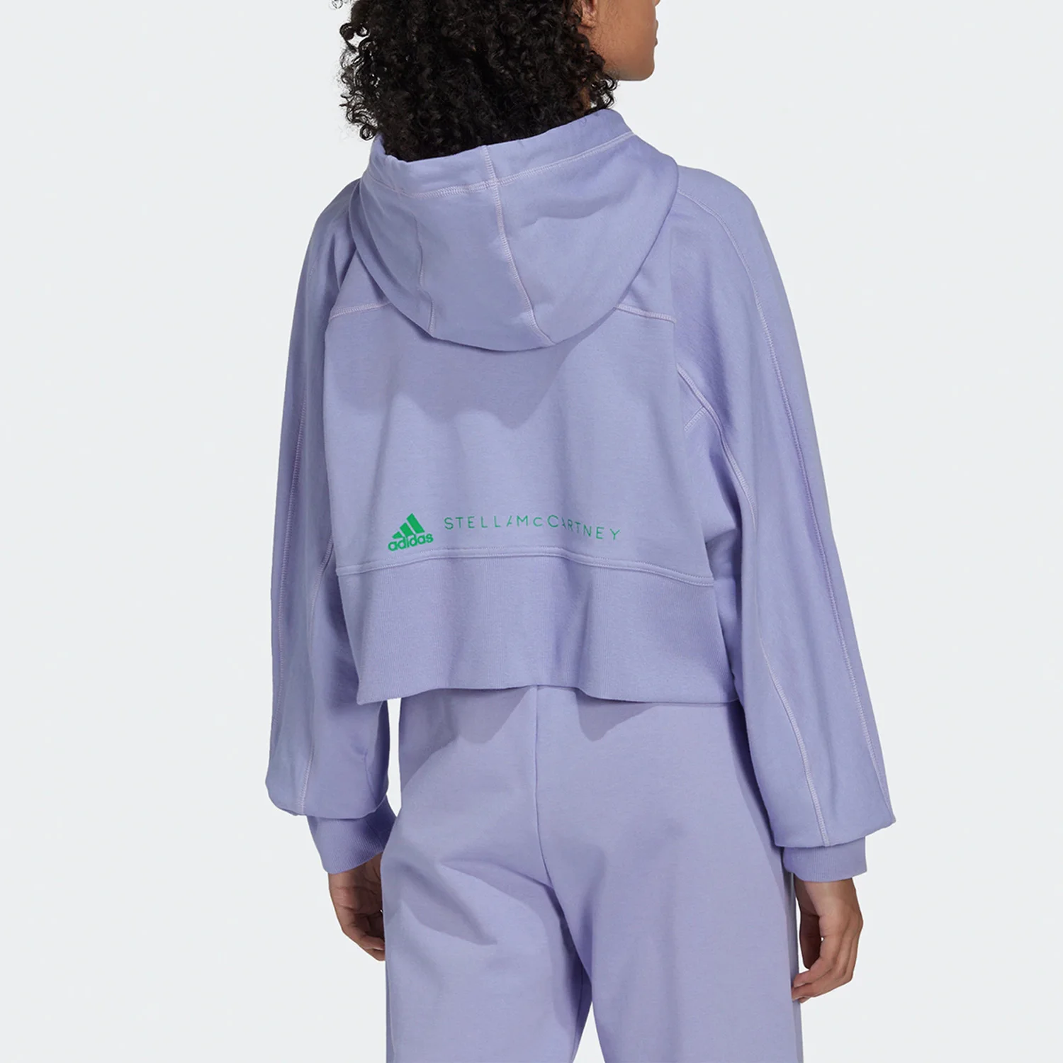 Adidas genuine SMC women's sports and leisure loose printed hooded jacket IB5892