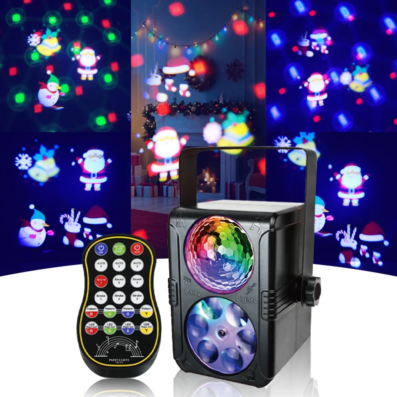 ضوء عرض LED بنمط عيد الميلاد مناسب لحفلات الهالوين والعطلات وغرف معيشة الأطفال وأضواء ديكور المنزل