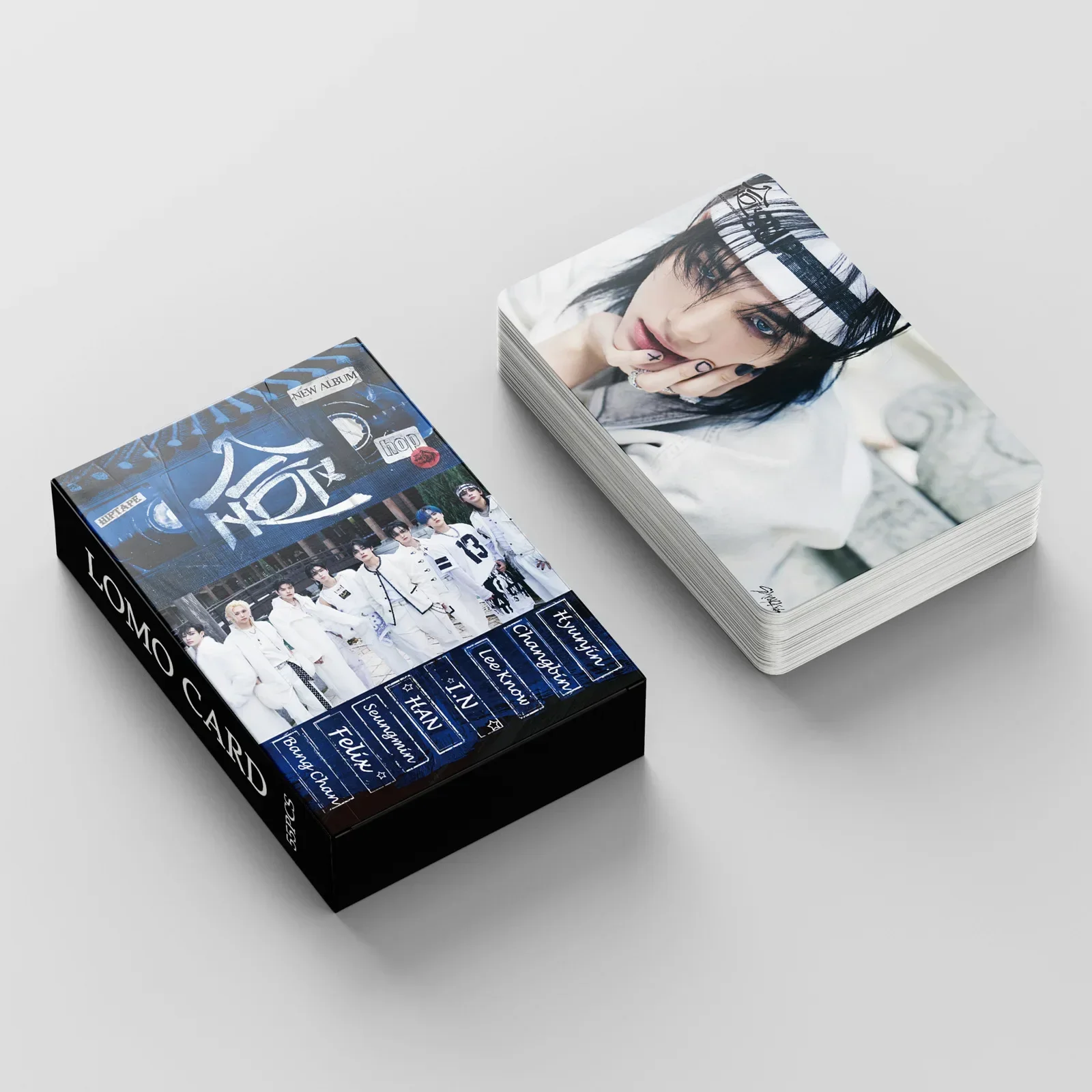 55PCS/STRAYKIDS Kpop New Album HOP Photocard Felix Hyunjin Postcard Star Card Album Card Fan Collection Lomo Cards