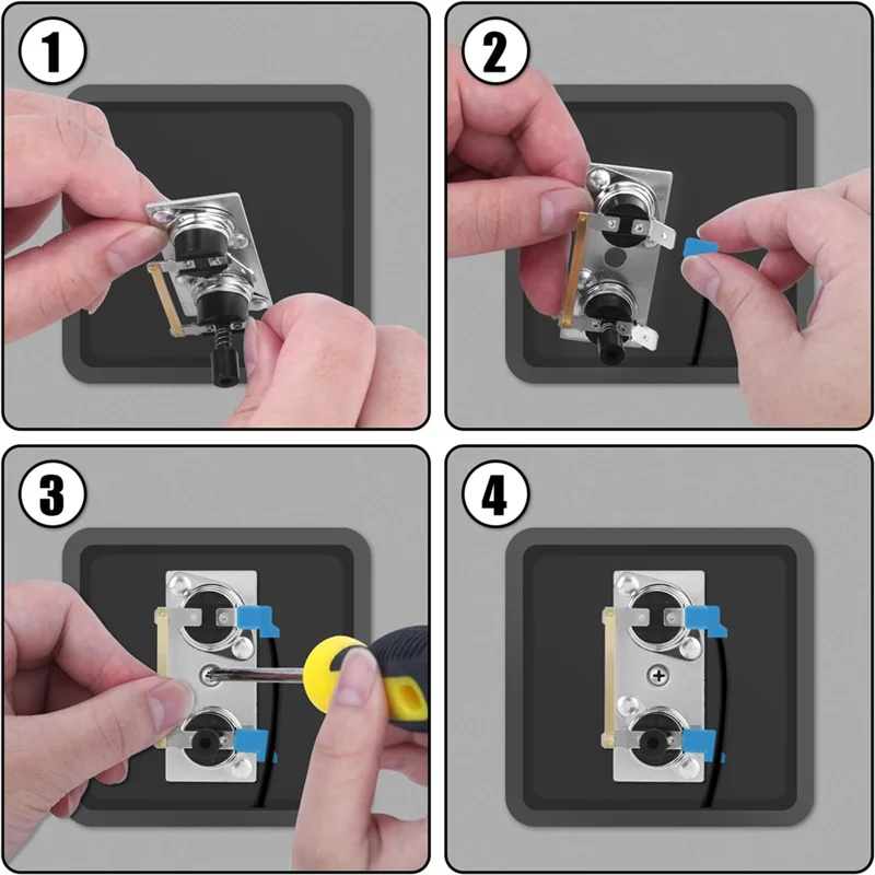 

A98E-Переключатель термостата 232282, термостат водонагревателя для автодома для Suburban 232282, переключатель термостата водонагревателя, запасные части