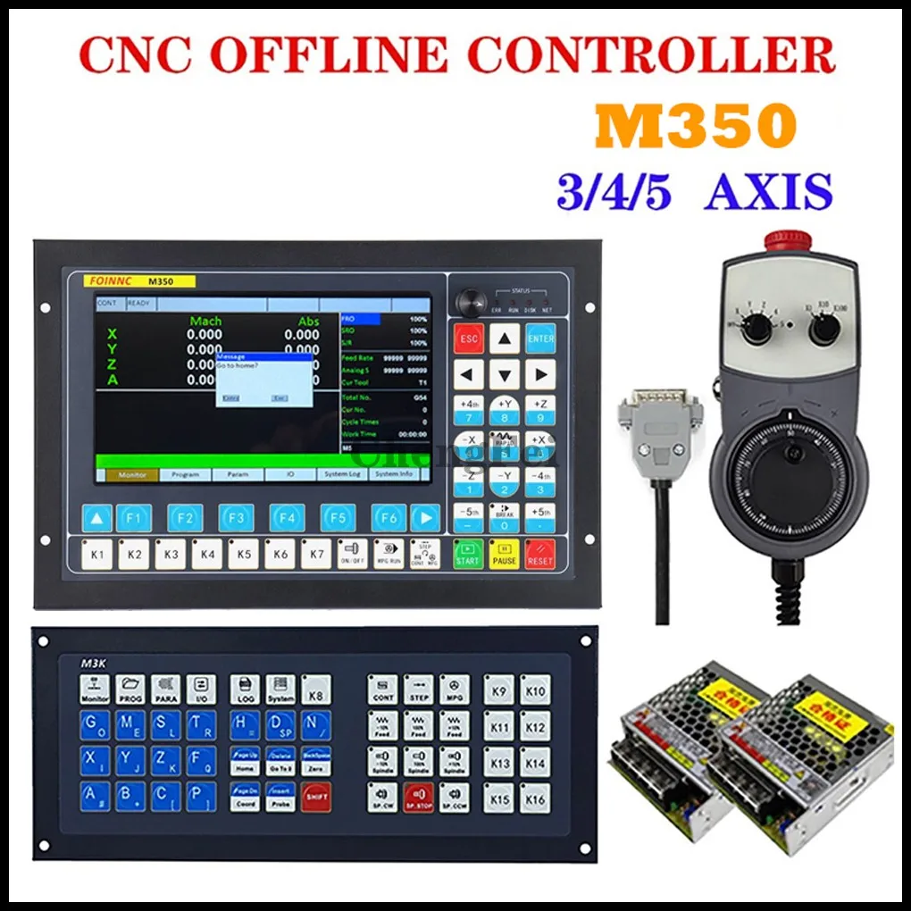 

NEW CNC Upgrade Offline Controller DDCS-EXPERT M350 3/4/5 Axis 1MHz G-code For CNC machining engraving Latest Extend keyboard