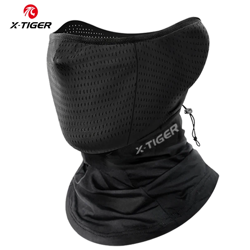 

X-TIGER Face Mask Anti-Sweat Breathable Running Cycling Scarf Headband Anti-UV Ice Silk Mountain Bike Sports Bandana Equipment