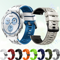 Painted Silicone Band For Huawei Watch Gt 3 Pro 46mm Sport Rubber Original watch GT Runner/GT 5/GT4/GT2 Wristband Bracelet 22mm