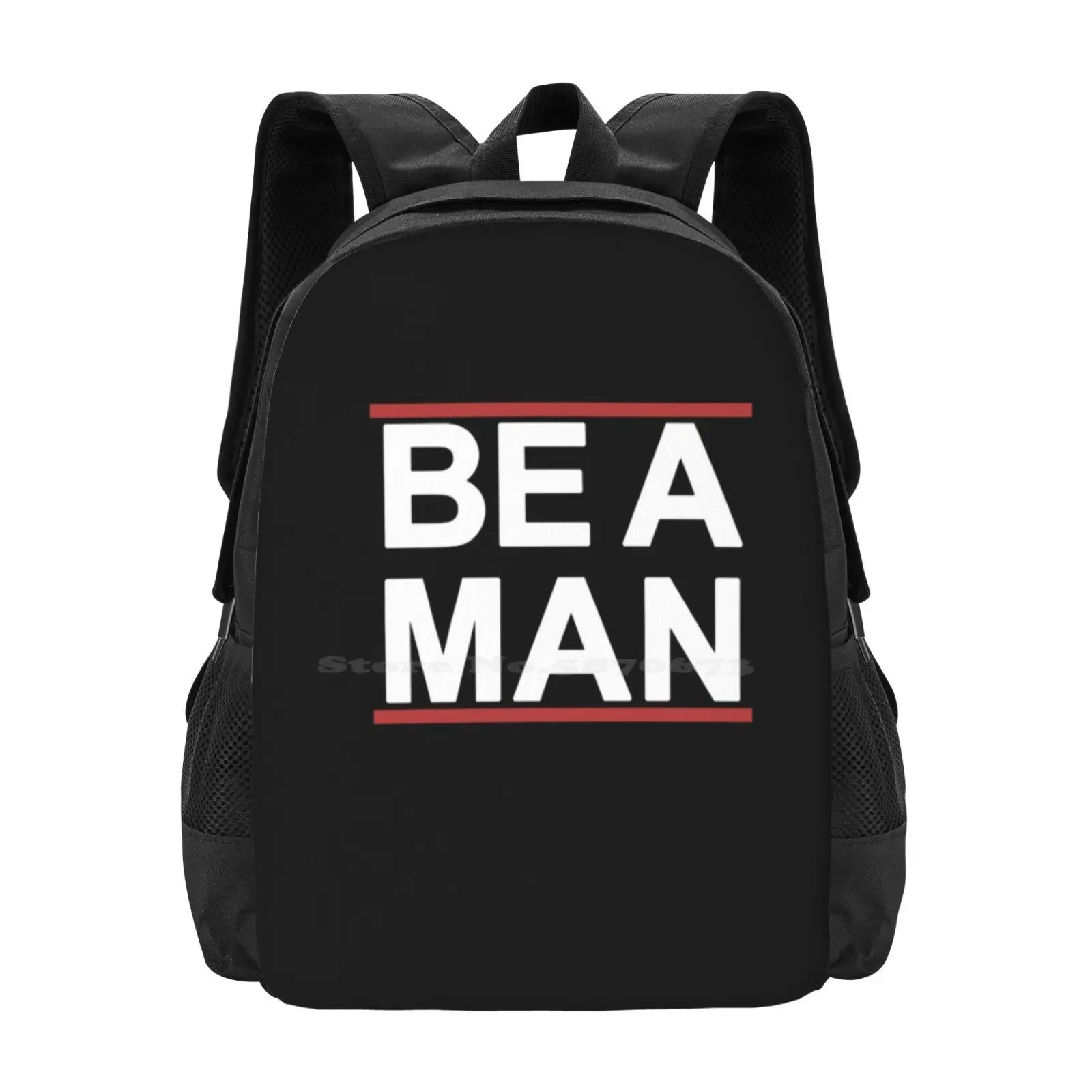 

Be A Man - Bostonbeaman Essential Лидер продаж Школьный рюкзак Модные сумки Bostonbeaman Boston Be Aman Be A Man Забавная цитата