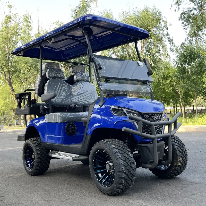 

Quality Assurance 4 6 Seater Electric Golf Cart Long Battery 60V 72V Electric Golf Buggy Cart