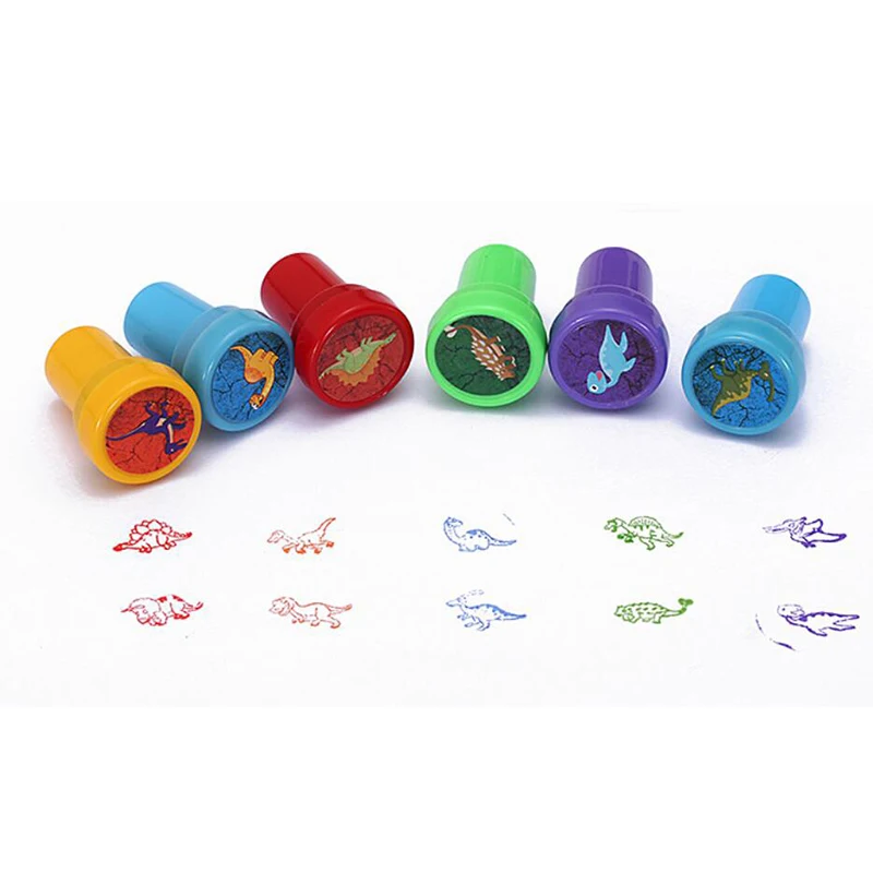 10 pz/set Set di timbri infantili rotondi per bambini per regalo scolastico