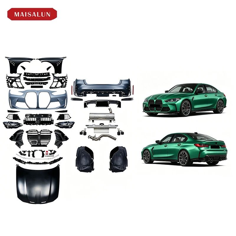 G20 G28 320i 330i G80 M3 Wide Body Kit PP Material Upgrade Front Rear Bumper Accessories
