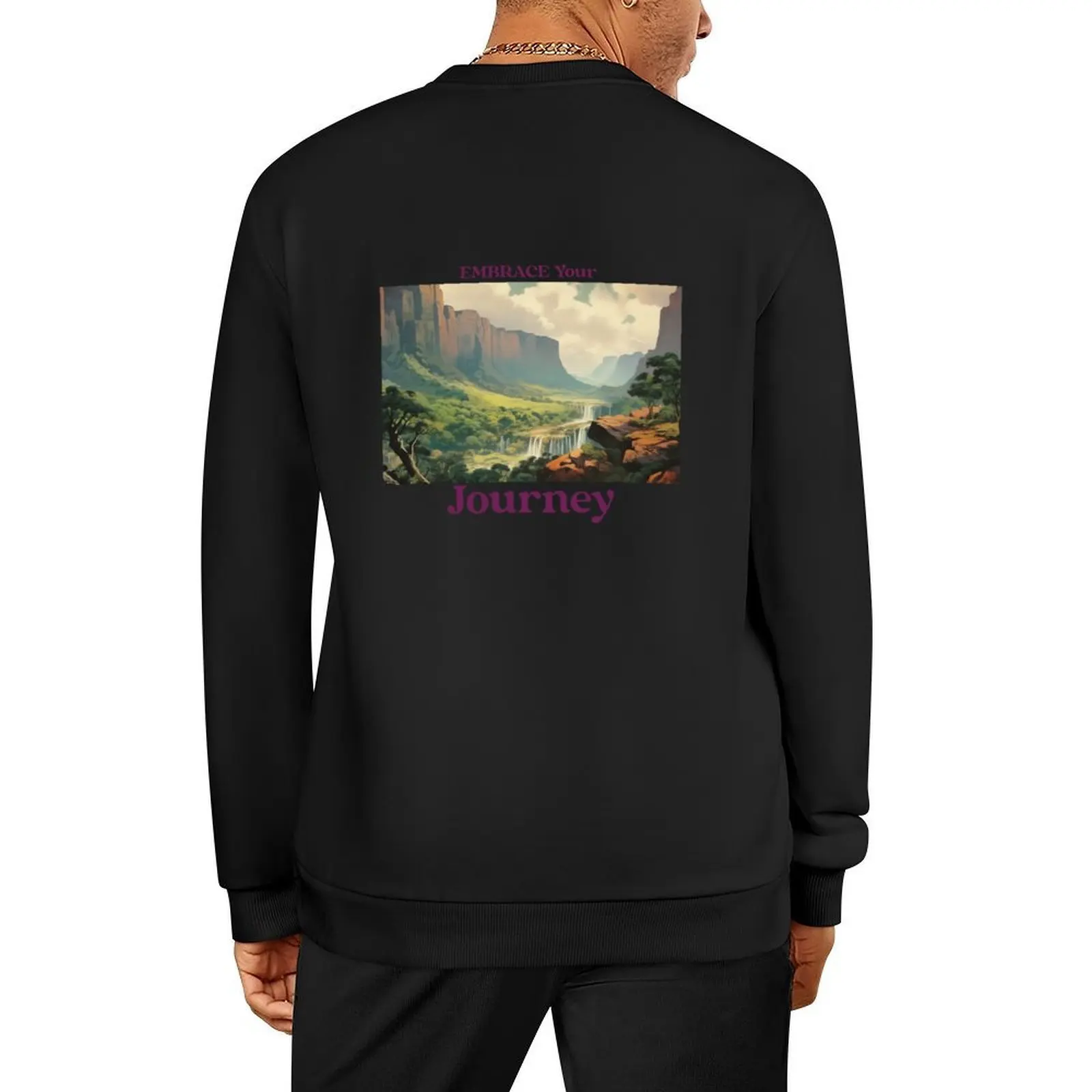 

EMBRACE Your Journey mental health Pullover clothes for men winter clothes fashion men men clothing pullover