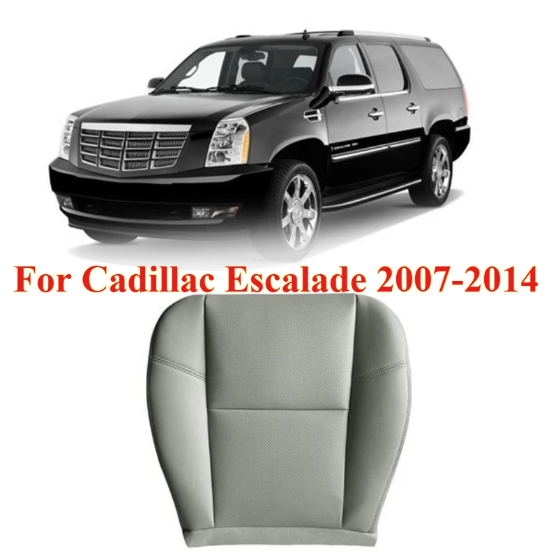 

1PCS Car Front Driver Side PU Leather Seat Cushion Bottom Seat Cover for Cadillac Escalade 2007-2014 Beige，Automobile Parts