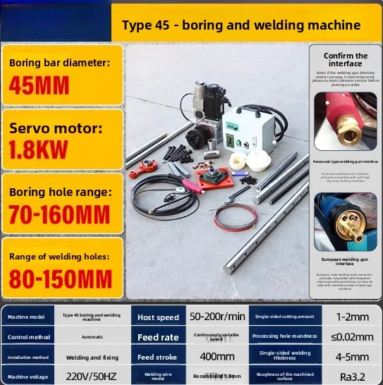 لحام إصلاح مملة محمول، آلة لحام مملة متكاملة، لحام إصلاح مملة للحفارة الأوتوماتيكية الصغيرة - شريط مملة