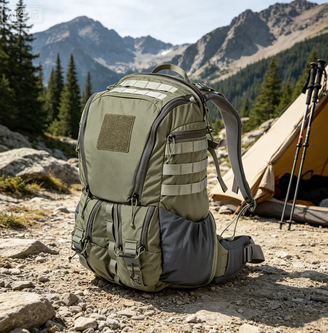 32L Tactical Backpack MOLLE Water Resistant Hiking Camping Travel Commuter Laptop Daypack Lightweight