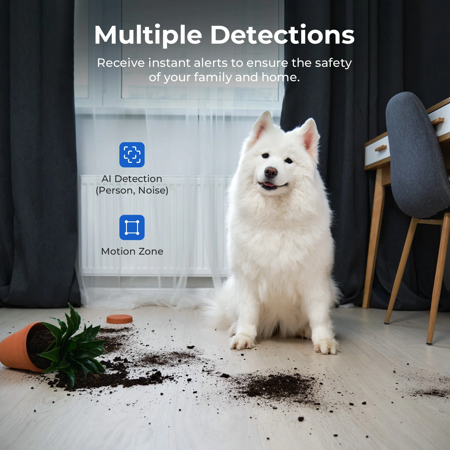 كاميرا IMILAB C21 WiFi المدمجة الداخلية 2.5K عرض مباشر