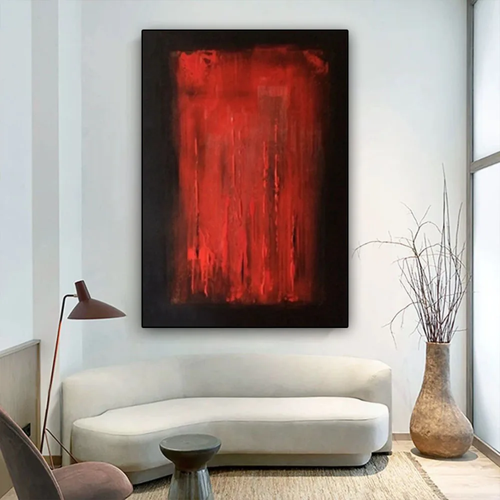 Abstract Lines Canvas Poster Modern Hand-Painted Oil Painting Wall Art Pictures For Living Room Home Decor Mural Porch Graphic