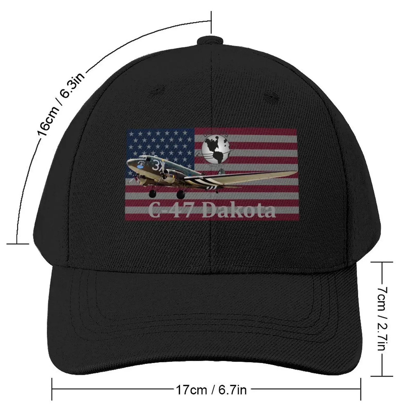 D-Day Douglas C-47 Dakota Baseball Cap Fishing cap western Hat custom Hat Trucker Hat Sun Hats For Women Men's