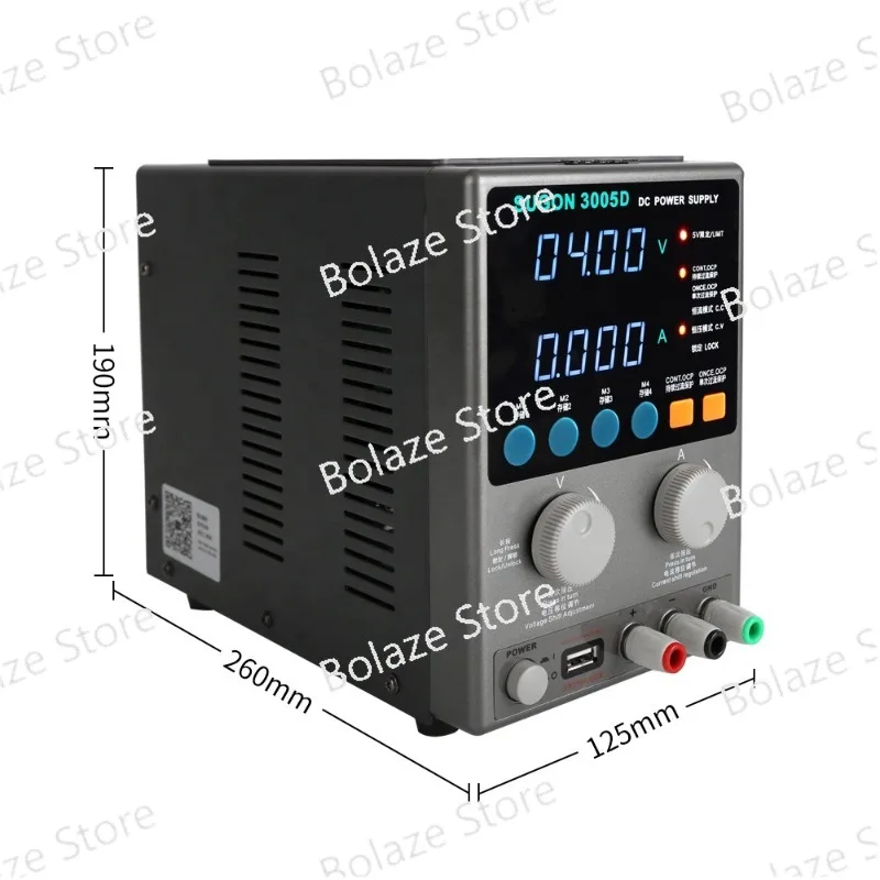 30V Black Sugon 3005D Power Supply AC And DC Power Supply 110V/220V To 5V