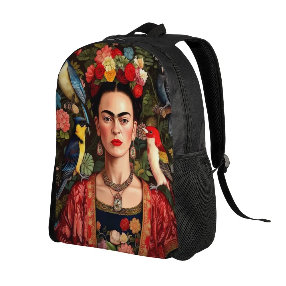 1Pc Personality Casual Flower Print Backpack  Aesthetic Backpacks Workout Print School Bags Custom Rucksack