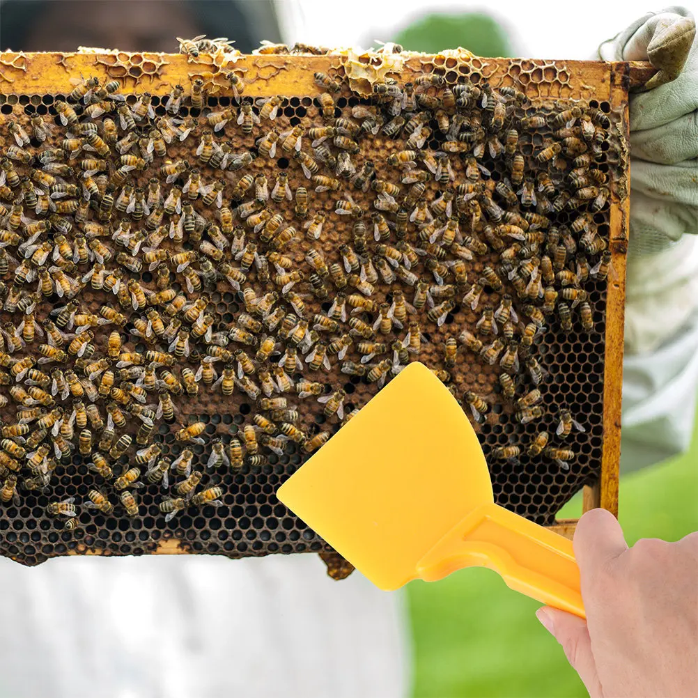 2Pcs Honey Scraping Tool Creative Long-Lasting Beekeeping Supply for Effortless Honey Harvesting and Hive Maintenance Compact