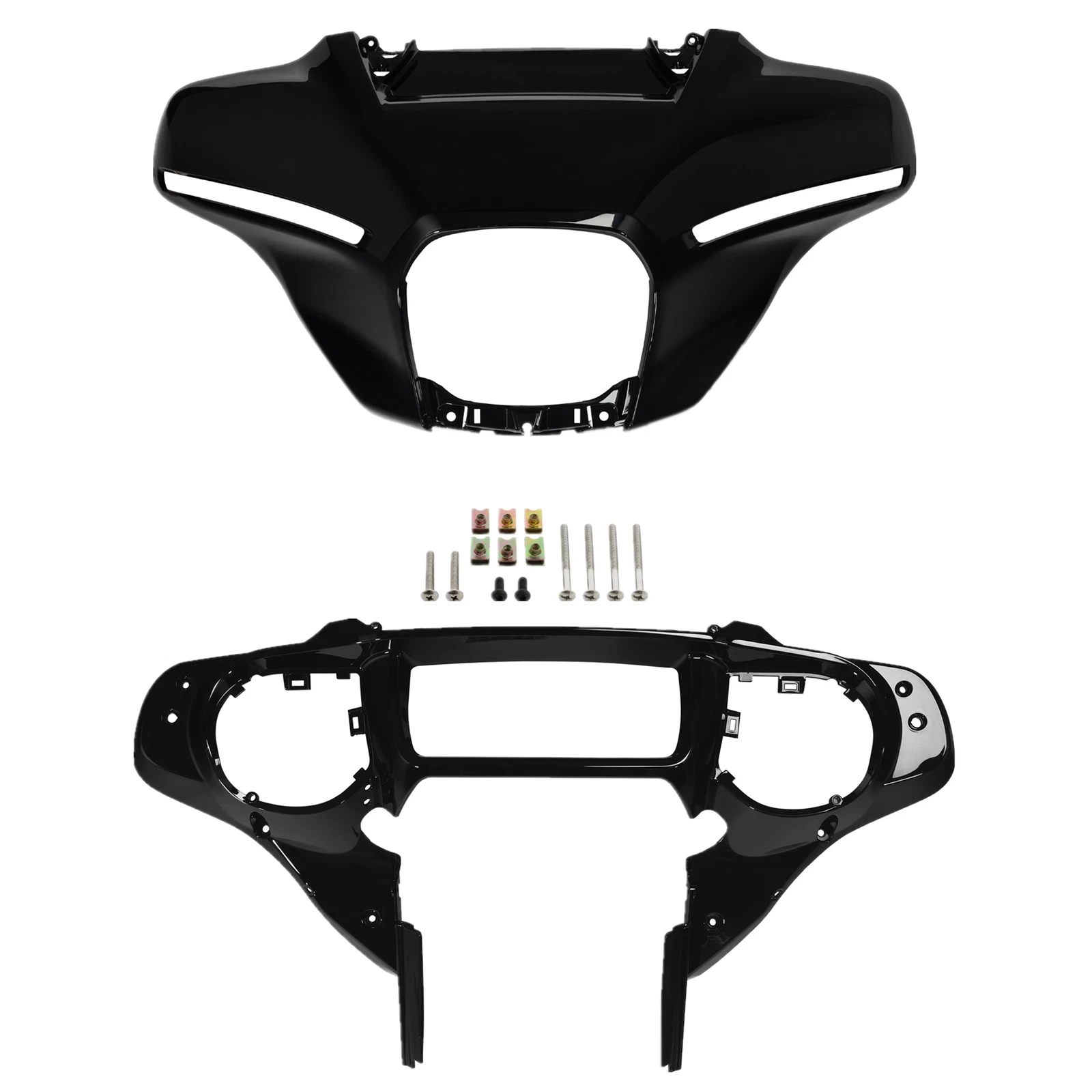 Motorcycle Black Inner Outer Speedometer Fairing For Harley CVO Street Glide FLHXSE 2023-2025 Street Glide 2024-2025