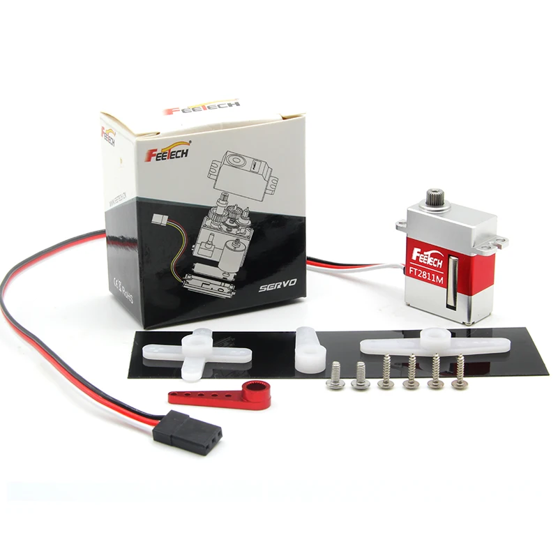 Feetech FT2811M Micro Size High Torque High Speed 8.4V 0.054sec 12.2kg.cm Coreless Digital Servo for RC Helicopter Mini RC Car