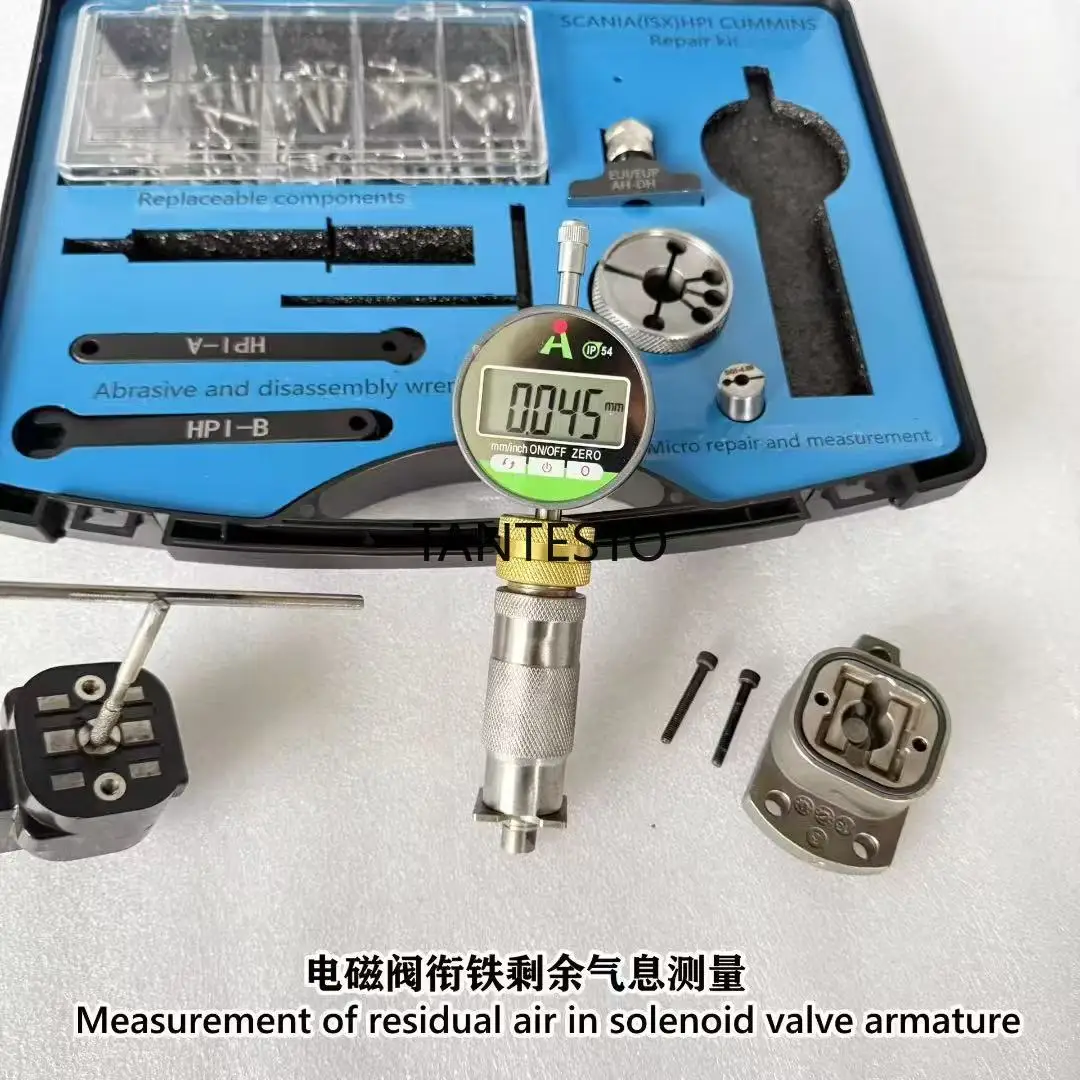 

For Cummins CRIN Injector XPI HPI Actuator Armature Dynamic Measuring Valve Core Grinding Repair Tools